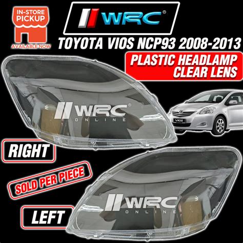 Toyota Vios Ncp Plastic Headlamp Clear Lens Pc