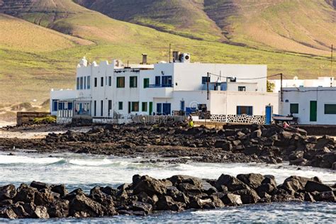 Caleta De Famara, in Lanzarote, Canary Islands Editorial Stock Photo ...