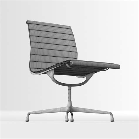 Vitra Eames Aluminium Group Ea Ledersessel Von Charles Ray Eames