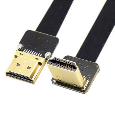 Amazon Chenyang Cy Cm Fpv Hdmi Male To Degree Down Angled