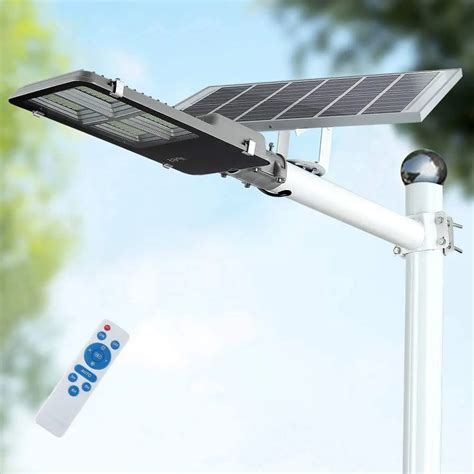 120w Led Solar Street Lights,Outdoor Dusk To Dawn Pole Light With ...