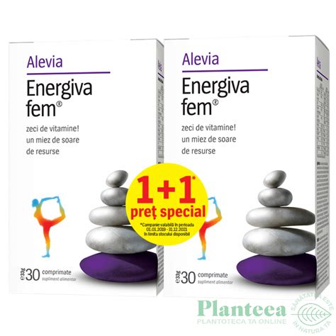 Pachet Energiva Fem 2x30cp Alevia Pret 51 5 Lei Planteea