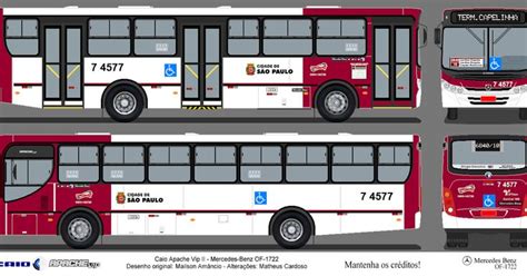 Caio Apache Vip Ii Vip Guarapiranga Onibus Desenho Nibus