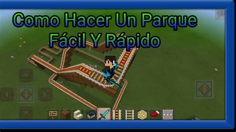 Como Hacer Un Parque En Minecraft F Cil Y R Pido Youtube