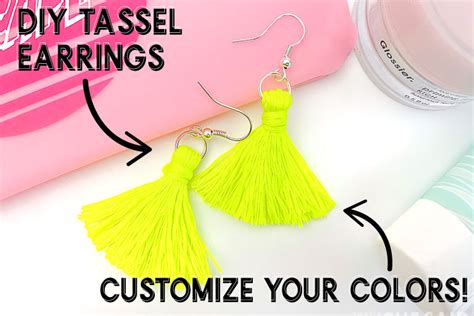 Diy Tassel Earrings Step By Step Instructions That S What {che} Said