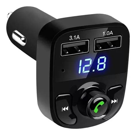 Transmisor Fm Para Carro Bluetooth Modulador Fm Usb Carga Cuotas Sin