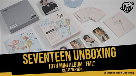 Seventeen Fml Carat Version Unboxing Th Mini Album By Seventeen