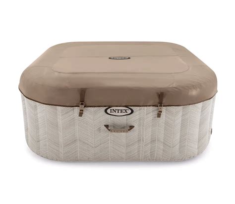 6-person Chevron Deluxe Square Bubble Spa - INTEX COMPANY