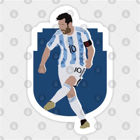 Lionel Messi Argentina Captain Copa America - Lionel Messi - Sticker ...