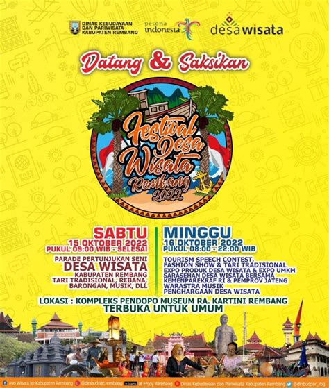 Festival Desa Wisata Rembang Museum R A Kartini Rembang