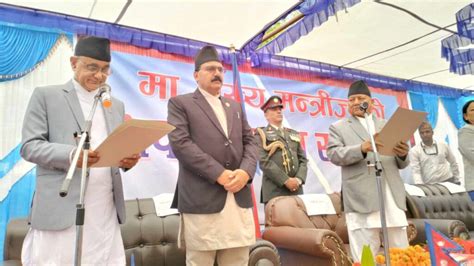 Karnali Cm Kandel Takes Oath