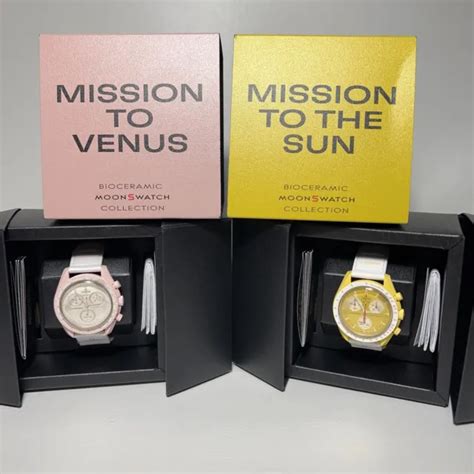 Omega X Swatch Bioceramic Moonswatch Collection Mission To The Sun