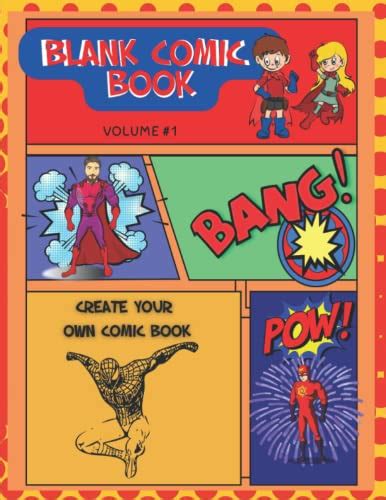 Blank Comic Books For Girls Create Your Own Comics With This Comic