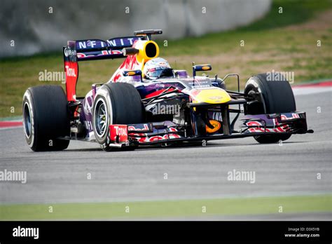 Sebastian Vettel (GER), Red Bull Racing Renault RB9, Formula 1 testing ...