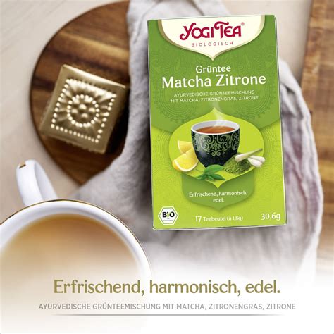 Bio Gr Ntee Matcha Zitrone Von Yogi Tea Bei Greenist De