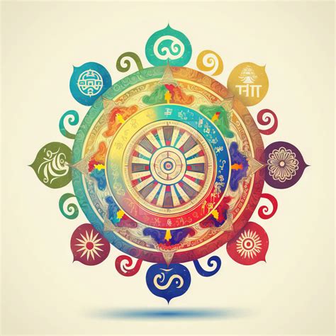 Colorful Dharma Wheel (19) by MrTimelessArt on DeviantArt