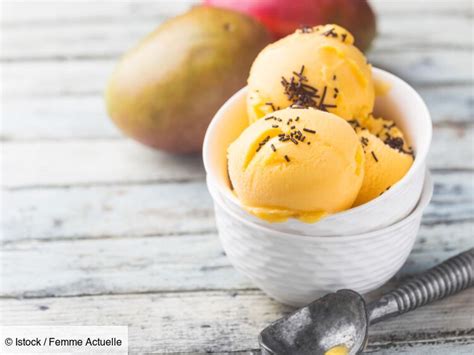 Sorbet mangue coco la recette sans sorbetière et sans lactose Femme