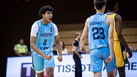 Argentina eliminó a Brasil en el Mundial U19 de básquetbol