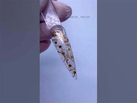 Повторила дизайн с рисунка нейросети? #ногти #nails #мкманикюр #маникюр ...