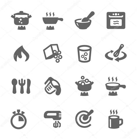 Cooking Icons Stock Vector Image By ©davooda 41402357