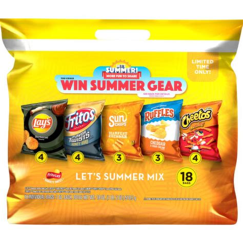 Frito Lay Snacks Let S Summer Mix Variety Packs Super 1 Foods