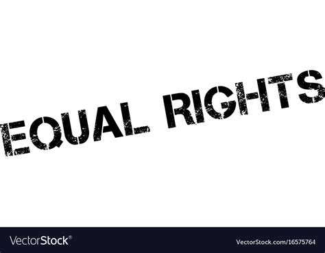 Equal Rights Rubber Stamp Royalty Free Vector Image