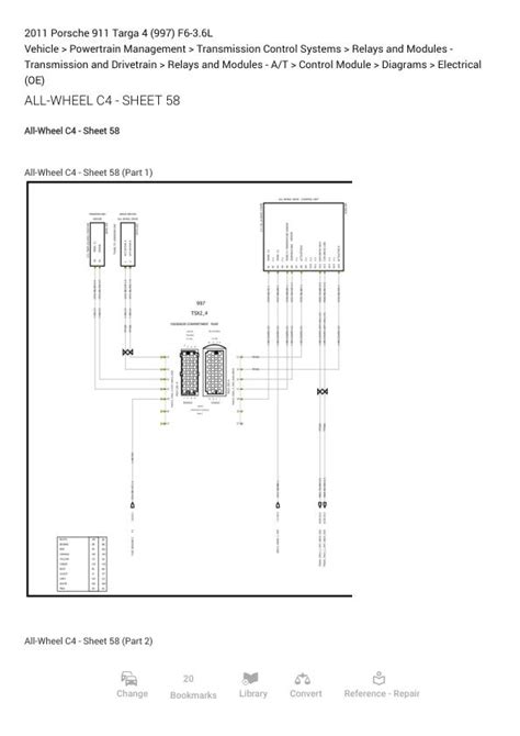 Porsche 911 Targa 4 997 2011 Electrical Diagrams F6 3 6l