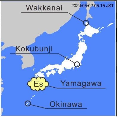 今朝のEs発生状況 JA1JYCのブログ オーイ