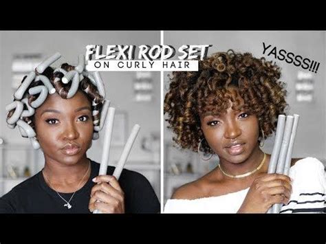 Flexi Rod Set On Wet Natural Hair Made Beautiful New True Youtube