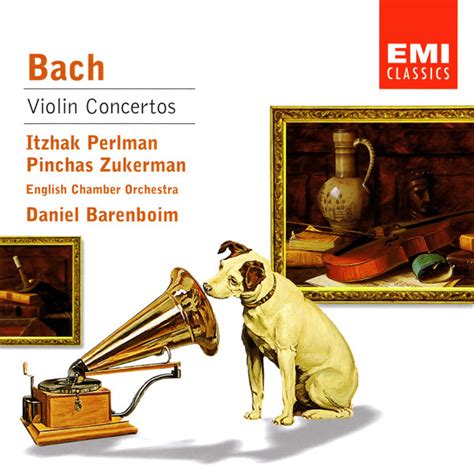 Violin Concertos By Johann Sebastian Bach Itzhak Perlman Pinchas