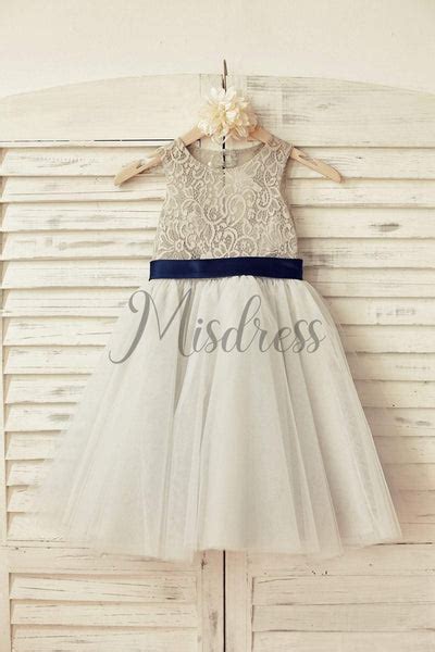 Navy Blue Flower Girl Dresses Misdress