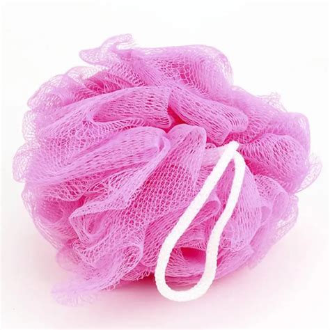 5pcs Bath Shower Body Exfoliate Puff Sponge Mesh Net Ball Breathable