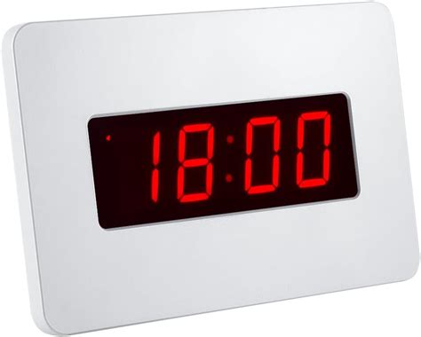 EUTUHIY Horloge Murale LED Affichage NuméRique Rouge Design Moderne