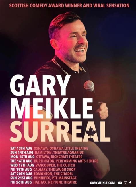 Scottish Comedian Gary Meikle At The York Theatre August 17th