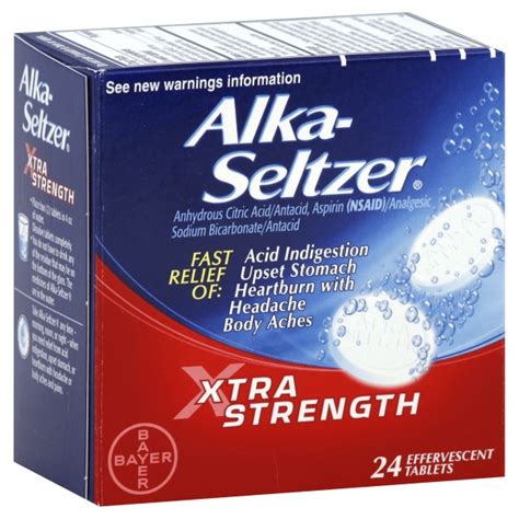 Alka-Seltzer Antacid Extra Strength Effervescent Tablets