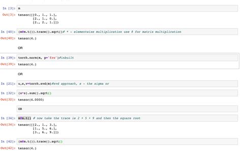 Lesson 8: Frobenius Norm Alternate Equation Question - Part 2 (2019) - fast.ai Course Forums