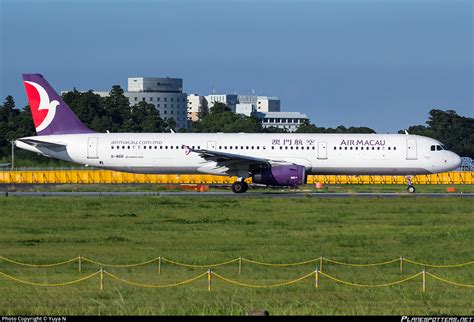 B MBB Air Macau Airbus A321 231 Photo By Yuya N ID 909105