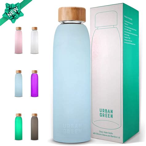 Urban Green Glass Water Bottle