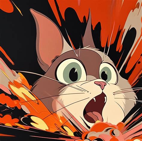 Explosive Looney Tunes Cats R Midjourney