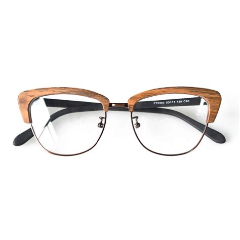 Sifier Men Wood Frame Glasses Popular Eyeglasses Frames Protect Eye,For Reading Glasses Wooden ...