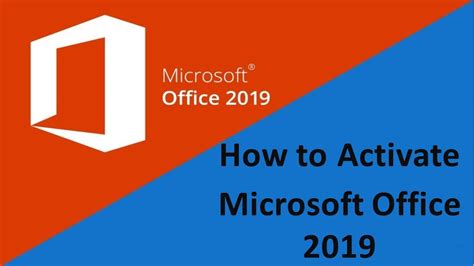 How To Activate Microsoft Office 2019 YouTube