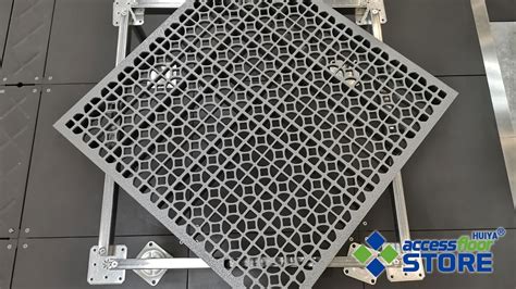 Airflow Aluminum Perforated Access Floor Grille Panels Tiles