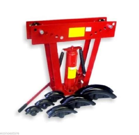 12 Ton Hydraulic Pipe Bender 6 Dies Tube Tubing Bending Econosuperstore