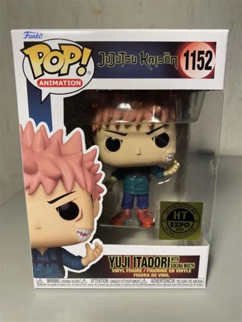 Funko Pop Jujutsu Kaisen Yuji Itadori With Sukuna Mouth Hot Topic Expo