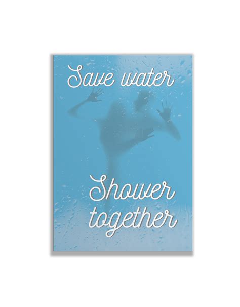 Save Water Shower Together Hajp