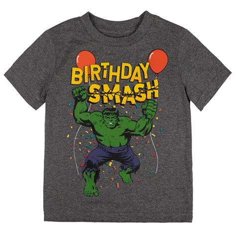 Incredible Hulk Birthday Shirt Boys