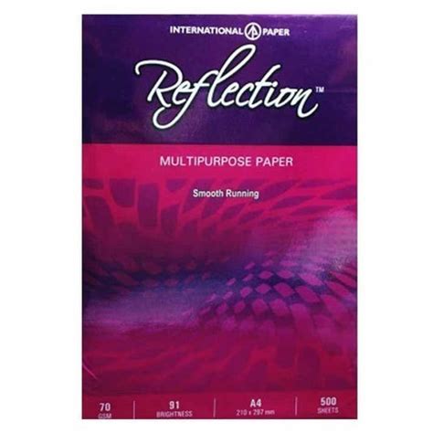 Reflection Copier Paper A Size Gsm Sheets At Rs In