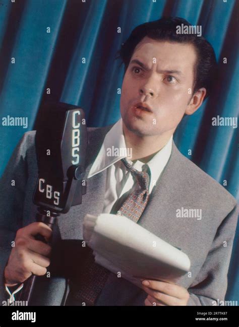 Orson Welles 1939 Stock Photo Alamy