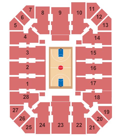 Haas Pavilion Seating Chart | Star Tickets