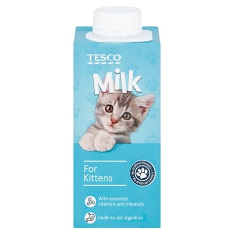 Tesco Milk For Kittens 200ml Tesco Groceries